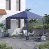 10' x 10' Pop Up Canopy Tent with Sand Bags, Instant Shelter with Adjustable Height and Carry Bag, Garden Outdoor Party Tent, Blue