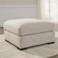 Ballyton - Sand - Oversized Accent Ottoman