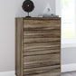 Shallifer - Brown - Five Drawer Chest