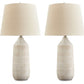 Willport - Off White - Ceramic Table Lamp (Set of 2)