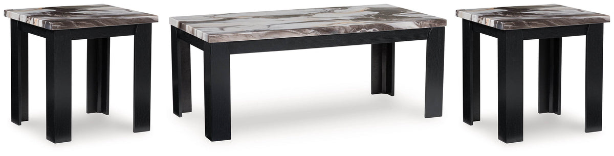 Jazmore - Occasional Table Set (Set of 3) - Dark Brown