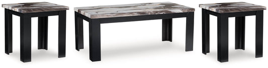 Jazmore - Dark Brown - Occasional Table Set (Set of 3) - Forward Furniture