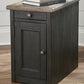 Tyler - Grayish Brown / Black - Chair Side End Table