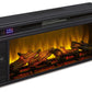 Entertainment - Black - Fireplace Insert - Rectangular