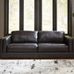 Amiata - Onyx - Sofa - Leather Match