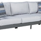 Amora - Charcoal Gray - 6 Pc. - Lounge Set