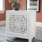 Fossil - White - Accent Cabinet