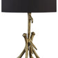 Josney - Antique Gold Finish - Metal Table Lamp