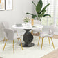 Cushioned Dining Chairs Set of 4 - Cream White