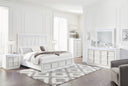 6 Pc. Bed, Dresser, Mirror, Chest