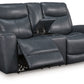 Bexhurst - Power Reclining Loveseat With Console / Adjustable Headrest