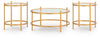 Pearlox - Occasional Table Set (Set of 3) - Gold