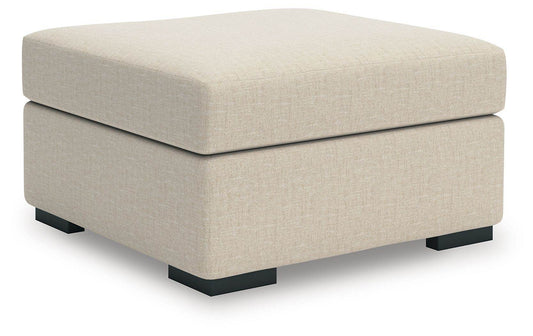 LadyMae - Twill - Oversized Accent Ottoman - Forward Furniture