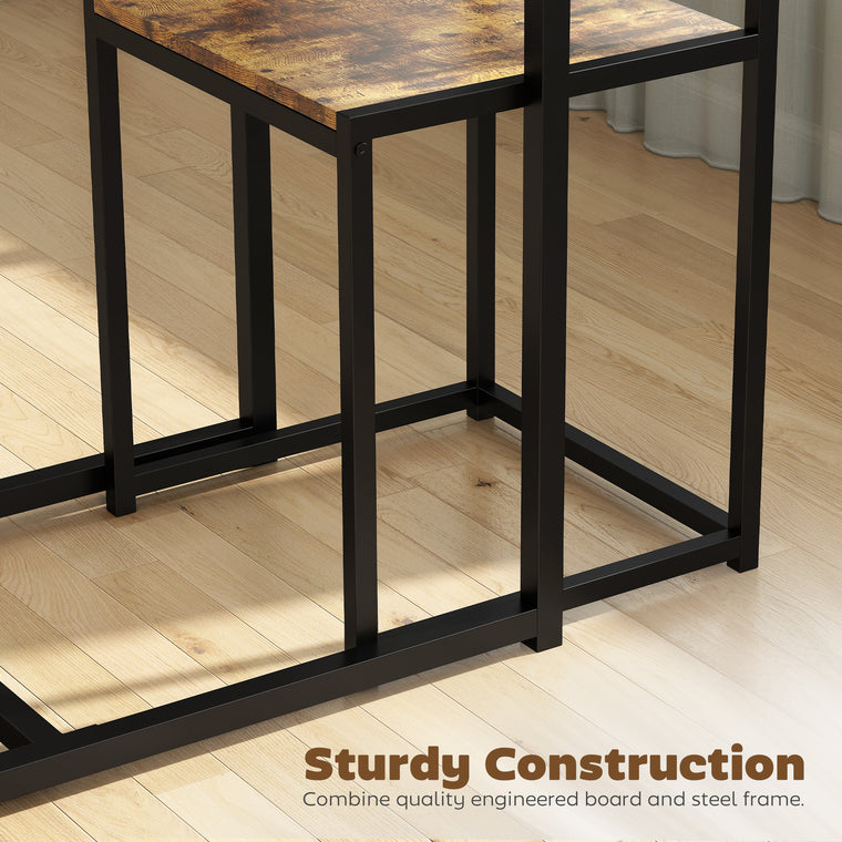 Industrial Dining Set for 2