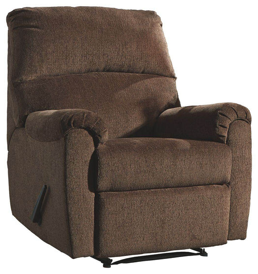 Nerviano - Chocolate - Zero Wall Recliner - Fabric - Forward Furniture