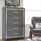 Lodanna - Gray - Five Drawer Chest