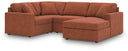 4 Pc. Sectional With Raf Corner Chaise And Laf Corner Chair