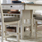 Bolanburg - Beige - Rectangular Dining Room Counter Table