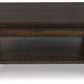 Veramond - Dark Brown - Square Cocktail Table