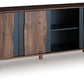 Welby - Brown / Charcoal - Accent Cabinet