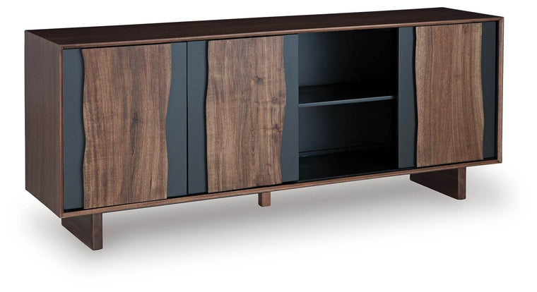 Welby - Brown / Charcoal - Accent Cabinet - Forward Furniture