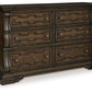 Maylee - Dark Brown - Dresser