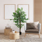 5ft Artificial Tree Ficus, Indoor Fake Plant with Pot, for Home Decor