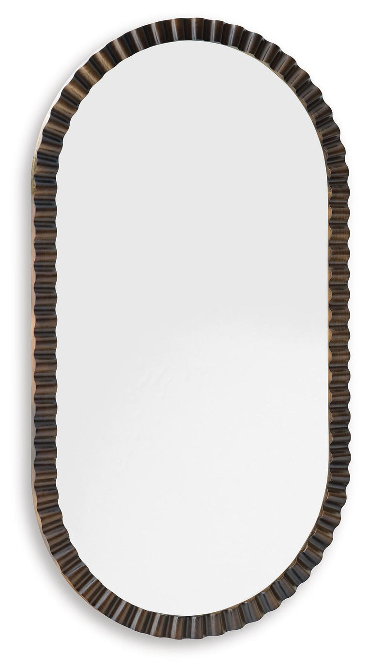 Clorington - Accent Mirror - Dark Brown