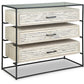 Crewridge - Black / Cream - Accent Cabinet