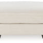 Lerenza - Birch - Oversized Accent Ottoman