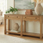 Whitmund - Console Sofa Table - Light Brown