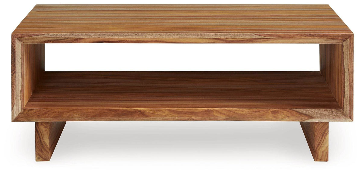 Dressonni - Brown - Rectangular Cocktail Table - Forward Furniture
