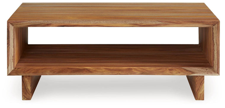 Dressonni - Brown - Rectangular Cocktail Table - Forward Furniture
