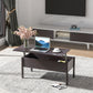 39" Modern Lift Top Coffee Table with Hidden Storage Compartment, Center Table for Living Room, Coffee