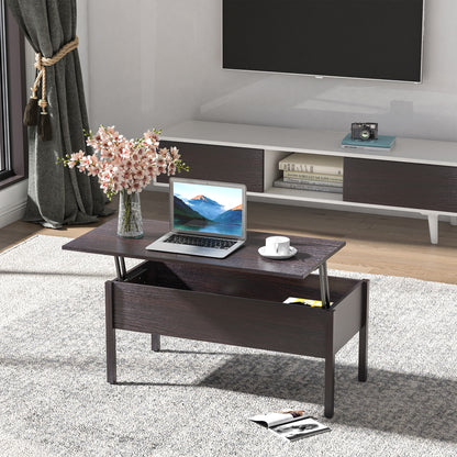 39" Lift-Top Coffee Table with Hidden Storage
