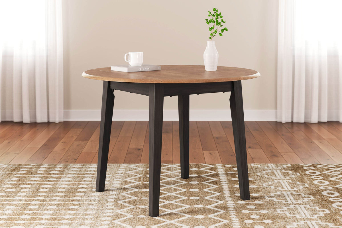 Gesthaven - Round Dining Room Drop Leaf Table - Forward Furniture