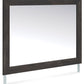 Hollivern - Dark Gray - Bedroom Mirror