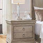 Lexorne - Gray - Three Drawer Night Stand