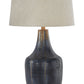 Evania - Indigo - Metal Table Lamp