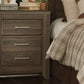 Juararo - Dark Brown - Two Drawer Night Stand