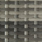 Patio Rattan End Table, Outdoor Side Table with Full Woven Table Top for Garden, Balcony, Mixed Grey