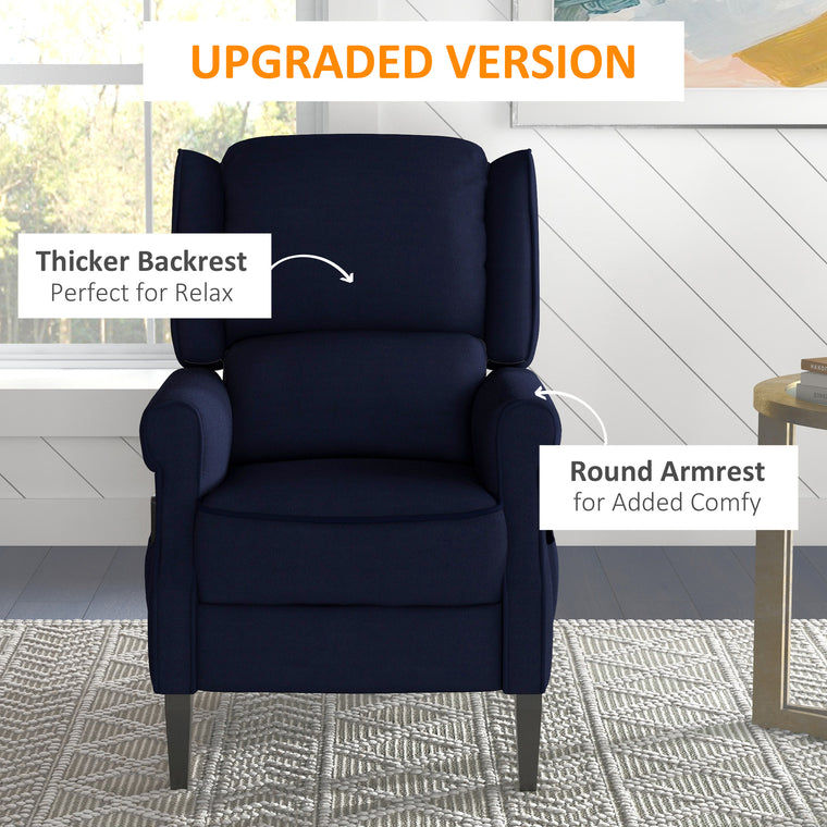 Massage Recliner Chair with Extendable Footrest