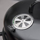 3-in-1 Vertical Charcoal BBQ Smoker, 16" Round Barbecue Grill with 2 Cooking Areas and Thermometer, Black
