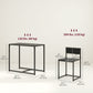 Dining Table Set, Industrial Dining Set for 2, Kitchen Table and Chairs for Small Space, Dining Room Table with Chairs