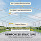 20' x 20' Heavy Duty Carport, Portable Garage Car Canopy Tent Shelter with 3 Roll-up Doors, 4 Windows, Dark Grey