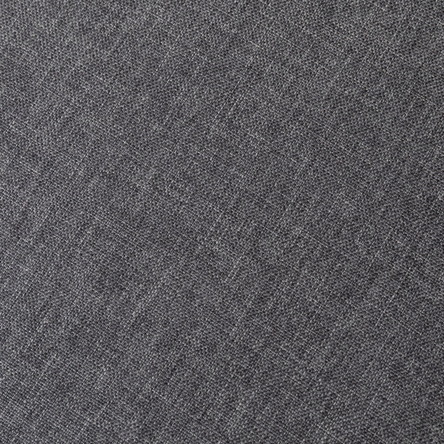 L-shaped Sofa, 3 Seater Couch with Ottoman, Corner Sofa with Thick Padded Cushion and Wood Legs, Dark Grey