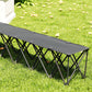 Portable 6-Seater Folding Camping Chair, Team Bench Chair with Carry Bag for Soccer Football Team, No Assembly