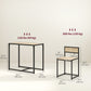 Dining Table Set, Industrial Dining Set for 2, Kitchen Table and Chairs for Small Space, Dining Room Table with Chairs