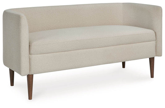 Wainner - Beige - Accent Bench - Forward Furniture