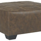 Abalone - Chocolate - Oversized Accent Ottoman